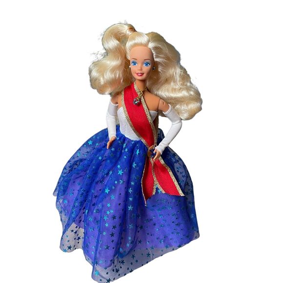 NEW BARBIE DOLL 1989 UNITED STATES COMMITTEE FOR UNICEF BLONDE NWOB - Picture 8 of 9